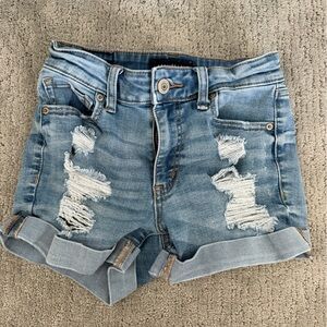Aeropostale High Rise Denim Shorts